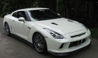 R35 GT-R Front Bumper&Diffuser set/CF