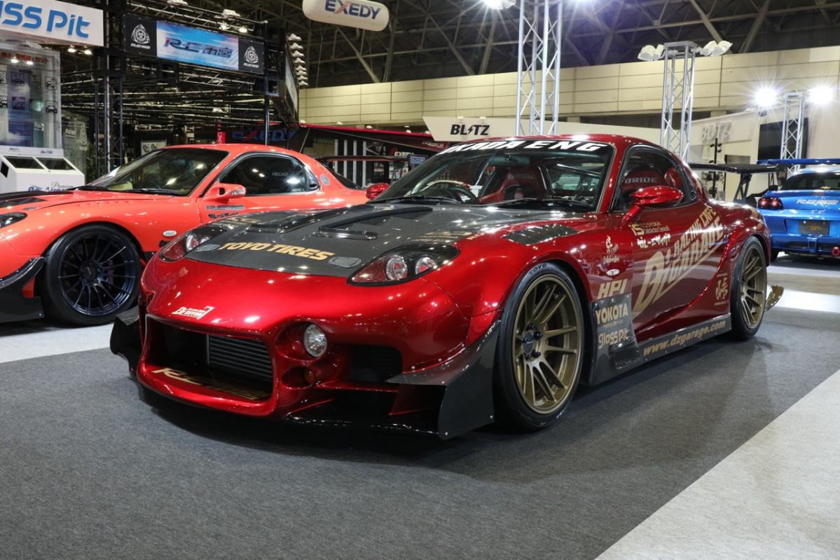 Tokyo Auto Salon 2025 MINI GT BAPE LBWK Mazda RX-7 LB Super