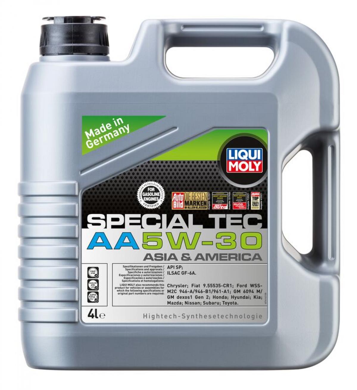スペシャルテックAA 5W-30詳細情報|LIQUI MOLY|オンラインオートサロン