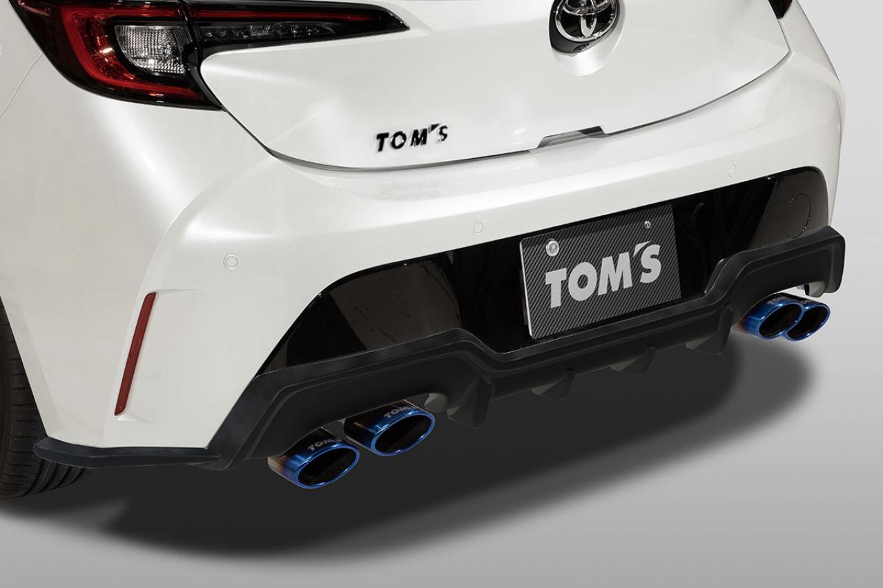 TOM'S トムス カローラスポーツ リヤバンパーサイドフィン